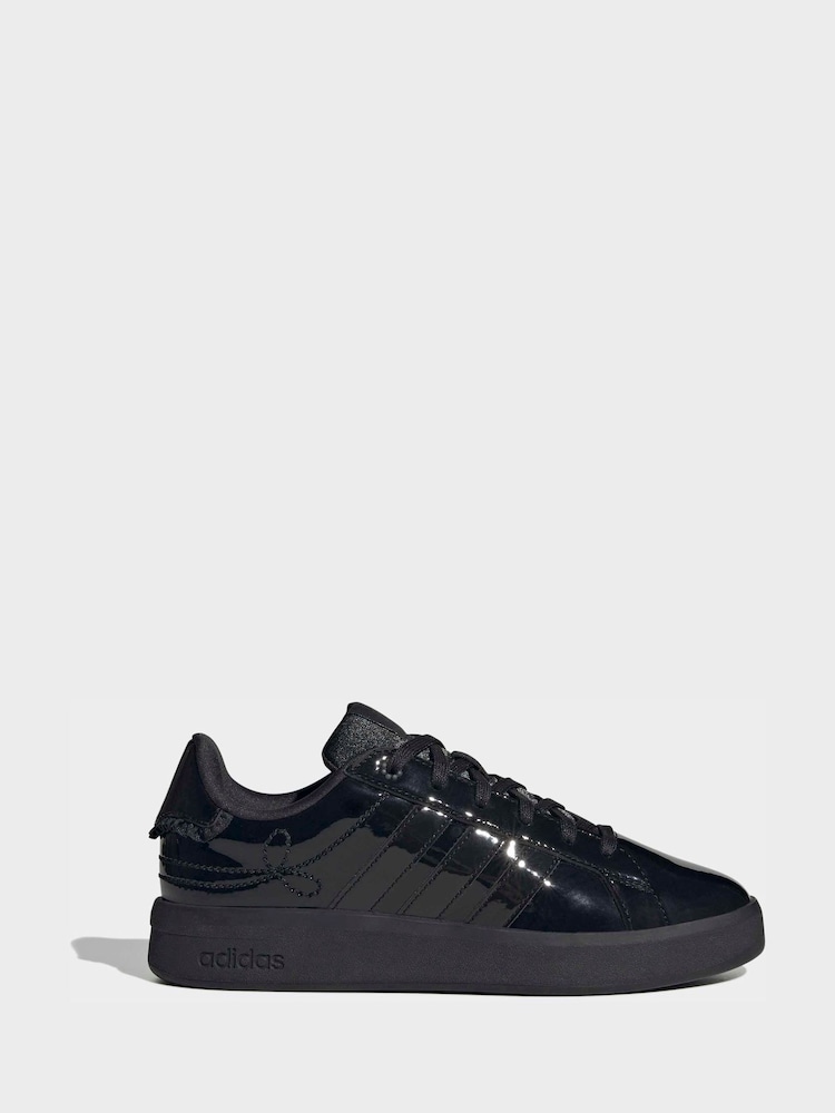 adidas Black Grand Court 3.0 Trainers - Image 1 of 7