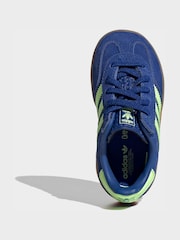adidas Originals Blue Gazelle Indoor Trainers - Image 6 of 9
