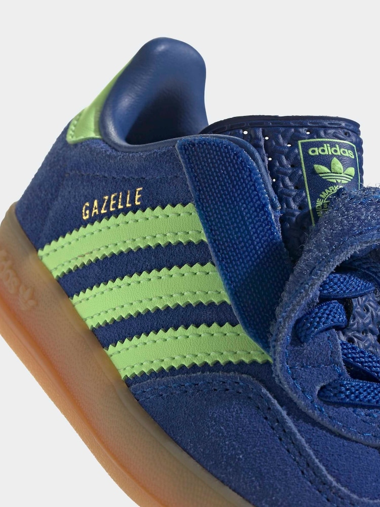 adidas Originals Blue Gazelle Indoor Trainers - Image 9 of 9 adidas Originals Blue Gazelle Indoor Trainers - Image 9 of 9
