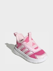adidas Pink Tensaur Comfort 2 AC Trainers - Image 1 of 9