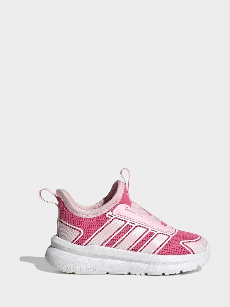 adidas Pink Tensaur Comfort 2 AC Trainers - Image 2 of 9 adidas Pink Tensaur Comfort 2 AC Trainers - Image 2 of 9