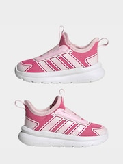 adidas Pink Tensaur Comfort 2 AC Trainers - Image 3 of 9