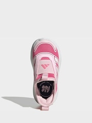 adidas Pink Tensaur Comfort 2 AC Trainers - Image 5 of 9