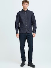 Casual Friday Blue Cfvillius Selvedge Style Denim Shirt - Image 3 of 8