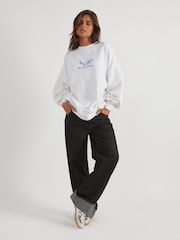 Skinnydip Cream Angel Numbers Sweatshirt - Image 1 of 4