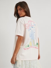 Skinnydip Pink Disney A Dream Is A Wish Your Heart Makes T-Shirt - Image 2 of 4