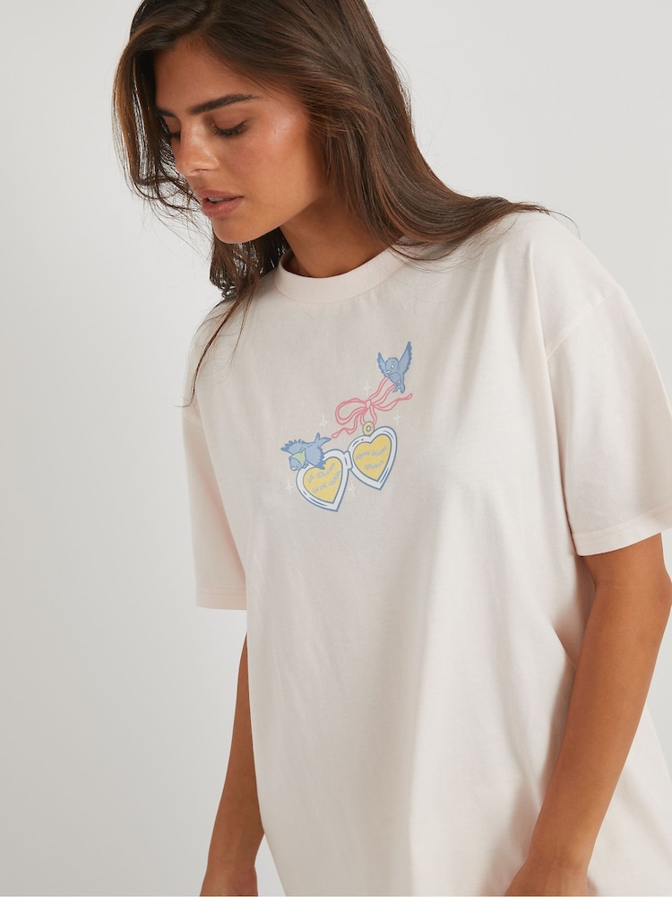 Skinnydip Pink Disney A Dream Is A Wish Your Heart Makes T-Shirt - Image 4 of 4