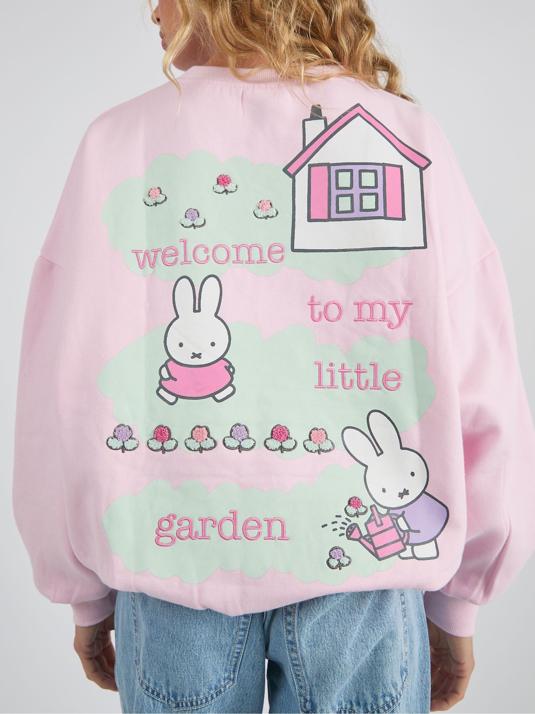 Buy Skinnydip Pink Miffy Little Garden Sweatshirt from Next USA