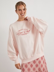 Skinnydip Pink Pretty Little Love Club Sweatshirt - Image 2 of 5