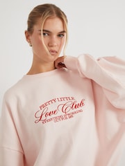 Skinnydip Pink Pretty Little Love Club Sweatshirt - Image 3 of 5