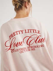 Skinnydip Pink Pretty Little Love Club Sweatshirt - Image 4 of 5