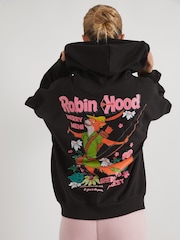 Skinnydip Black Disney Robin Hood Hoodie - Image 5 of 5