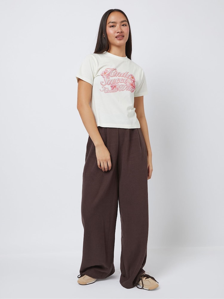 Skinnydip White Kinda Sweet Kinda Wild Baby T-Shirt - Image 1 of 4