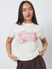 Skinnydip White Kinda Sweet Kinda Wild Baby T-Shirt - Image 2 of 4