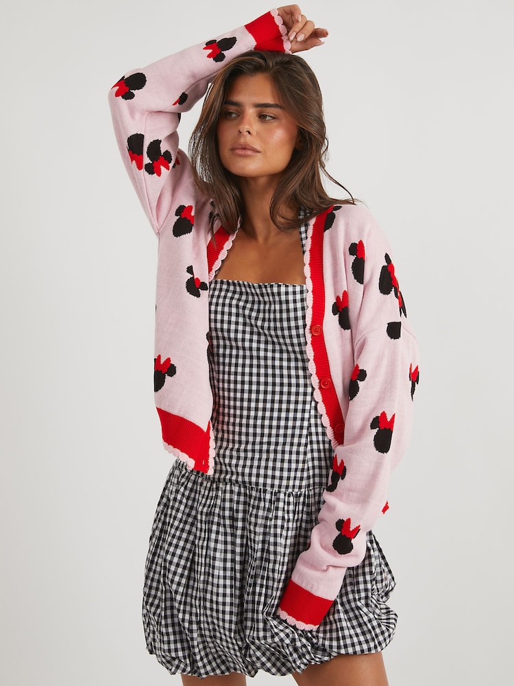Skinnydip Disney Minnie Mouse Heart Knitted Cardigan - תמונה 2 מתוך 5 Skinnydip Disney Minnie Mouse Heart Knitted Cardigan - תמונה 2 מתוך 5