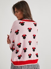Skinnydip Pink Disney Minnie Mouse Heart Knitted Cardigan - Image 5 of 5