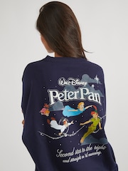 Skinnydip Blue Disney Peter Pan Star Sweatshirt - Image 4 of 4