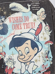 Skinnydip Grey Disney Pinocchio Poster T-Shirt - Image 4 of 4