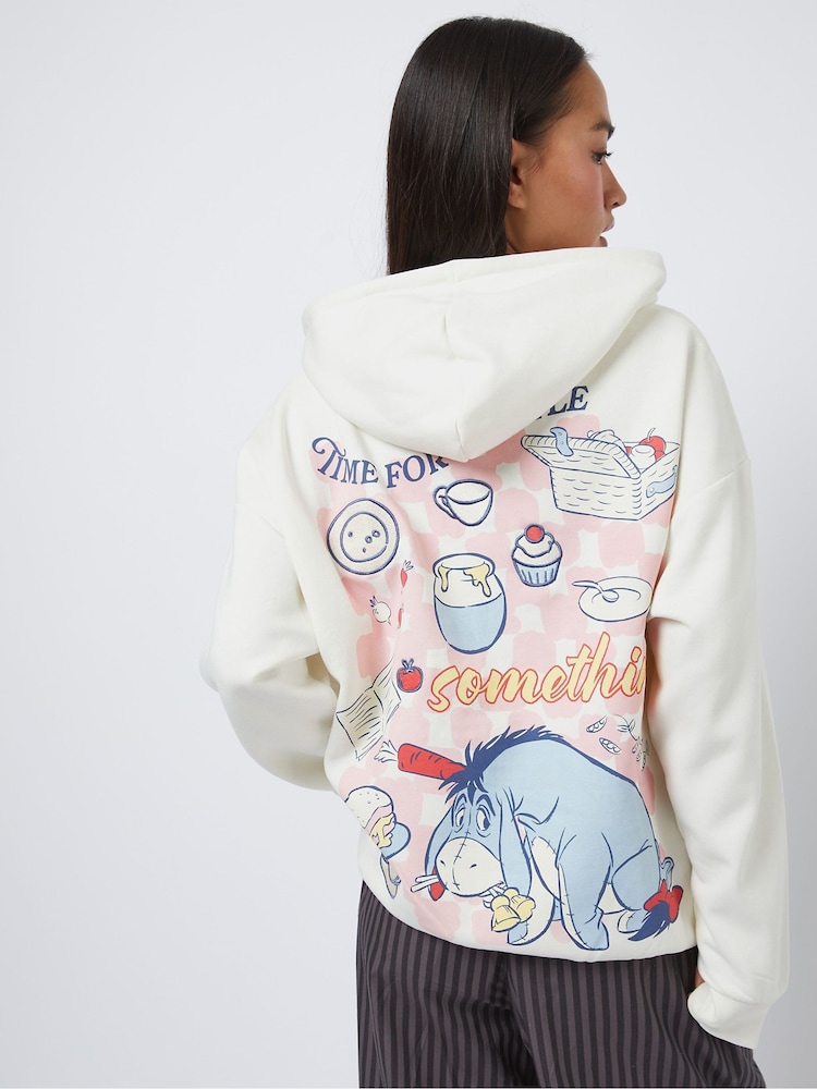 Skinnydip White Disney Winnie the Pooh Picnic Hoodie - Image 2 of 5