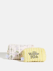 Skinnydip Yellow Disney Winnie the Pooh Quilted Makeup Bag Set - Image 1 of 1