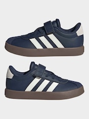 adidas Navy Blue Vl Court 3.0 Trainers - Image 5 of 9