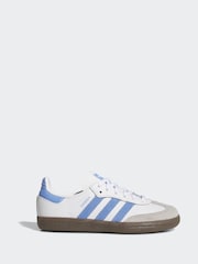 adidas Originals White Samba OG Kids Trainers - Image 1 of 8