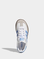 adidas Originals White Samba OG Kids Trainers - Image 5 of 8