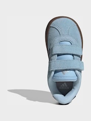 藍色／海軍藍 - adidas Vl Court 3.0 魔術貼嬰兒運動鞋 - 圖片 6/10