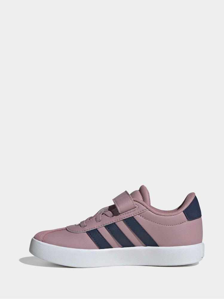adidas Purple Vl Court 3.0 Trainers - Image 2 of 8 adidas Purple Vl Court 3.0 Trainers - Image 2 of 8