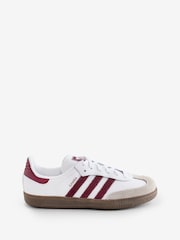 adidas Originals White Samba OG C Trainers - Image 1 of 1