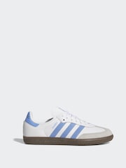 adidas Originals White Samba OG C Trainers - Image 1 of 8