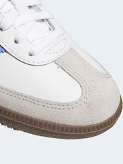 adidas Originals White Samba OG C Trainers - Image 2 of 8