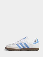 adidas Originals White Samba OG C Trainers - Image 5 of 8