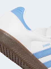 adidas Originals White Samba OG C Trainers - Image 8 of 8