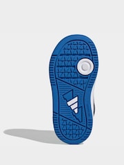 adidas Blue/White Hook and Loop Tensaur Sport 3.0 Infant Trainers - Image 4 of 6