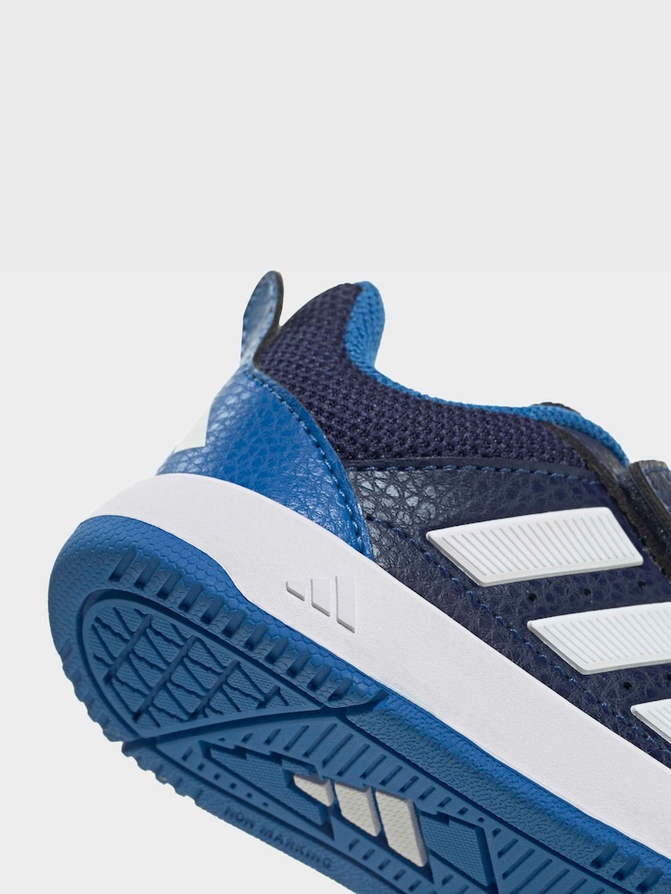 adidas Blue/White Hook and Loop Tensaur Sport 3.0 Infant Trainers - Image 6 of 6