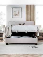 Kaydian Clay Newton Plain Padded Headend Ottoman Bed - Image 2 of 3