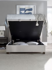 Kaydian Clay Brunton Small Wing Headboard Ottoman Bed - Image 2 of 3