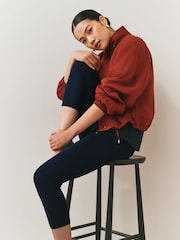 Marina de guerra - Leggings recortados - Imagen 1 de 7