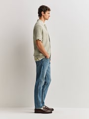 NN.07 Green Nolan Textured Knit Shirt - Image 3 of 6
