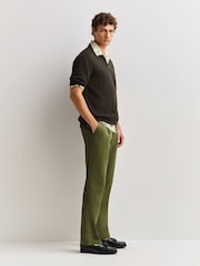 NN.07 Green Gustav Full Zip Knit Shirt - Image 3 of 6