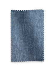 Blue Flint Heavyweight Chenille Blackout/Thermal Eyelet Curtains - Image 8 of 8