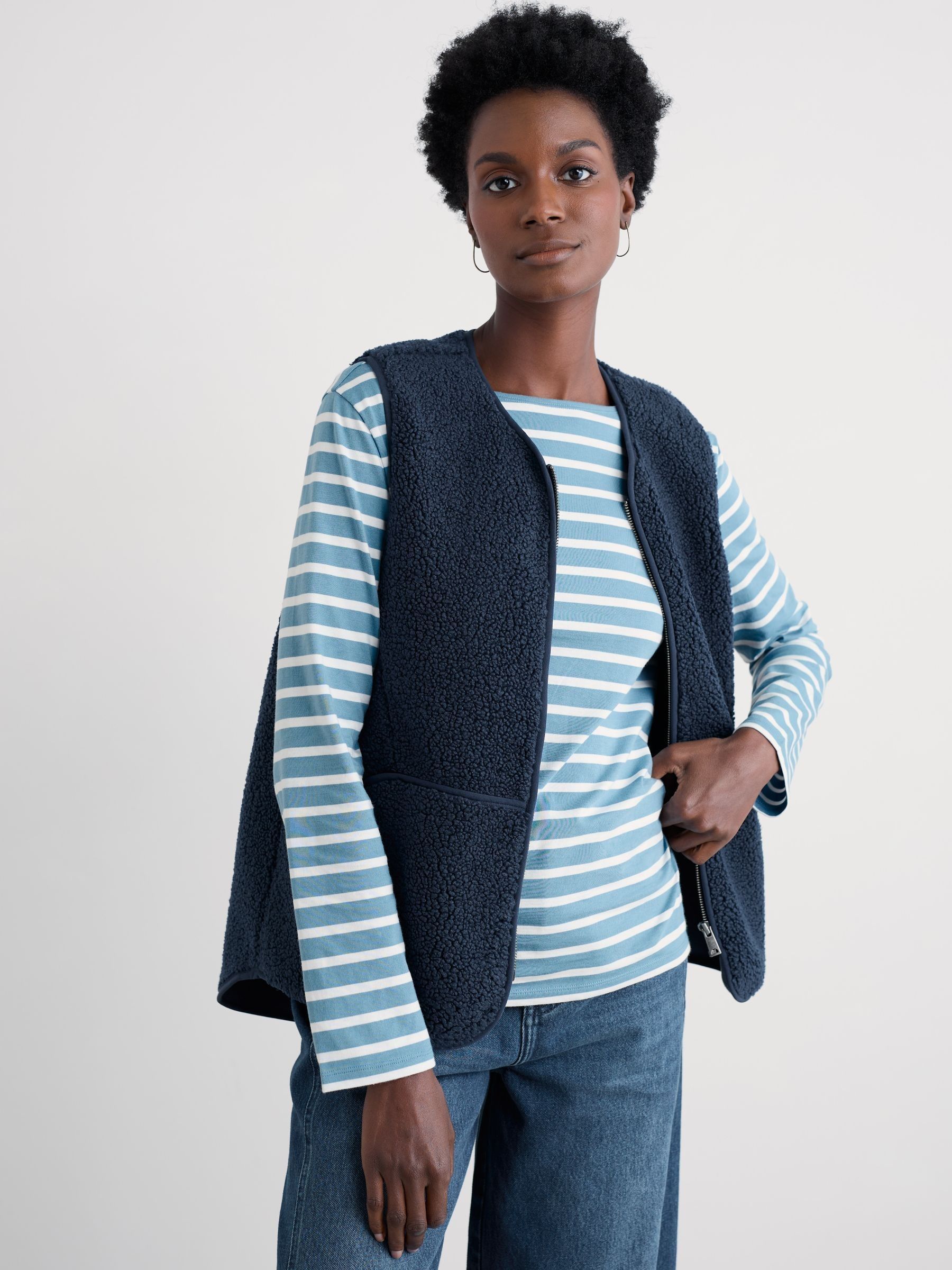 Buy Seasalt Cornwall Blue Sea Buckthorne Gilet from Next Australia