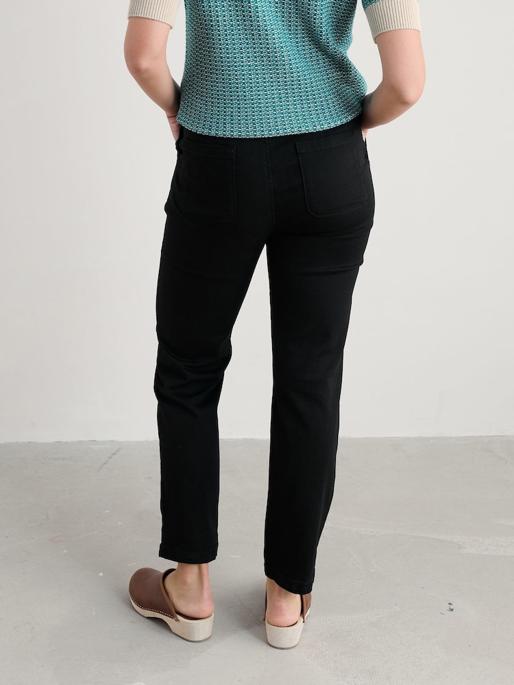 Seasalt Cornwall Black Waterdance Trousers - Image 2 of 4