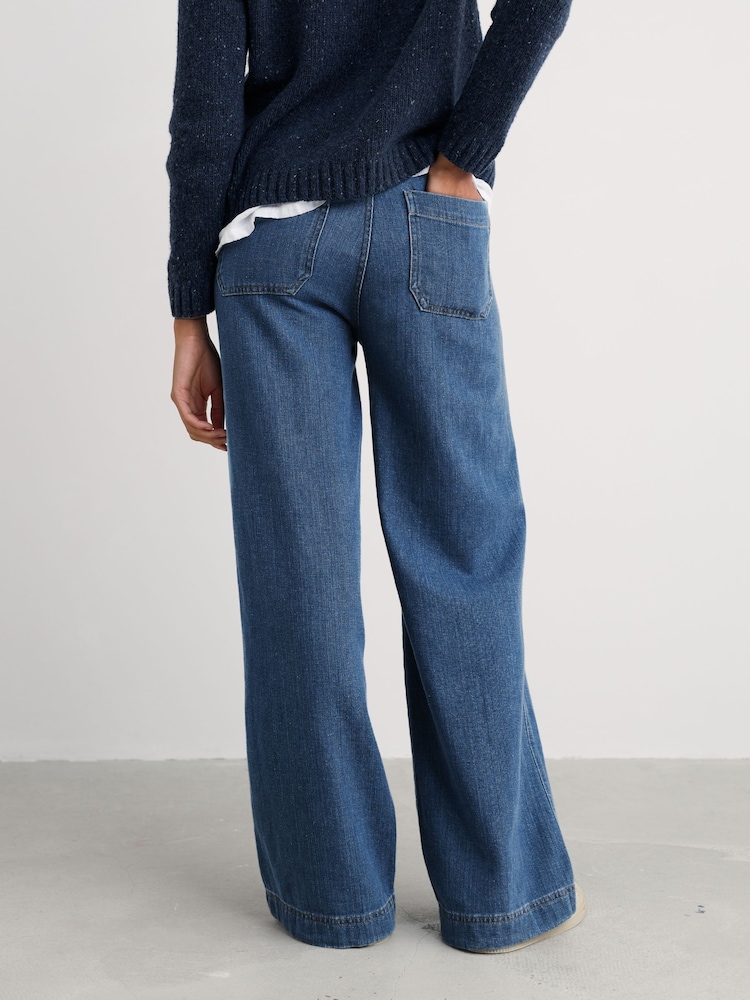 Seasalt Cornwall Blue Sennen Cove Jeans - Image 2 of 5