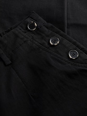 Seasalt Cornwall Black Petite Waterdance Trousers - Image 5 of 5