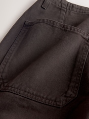 Schokoladenbraun - Utility-Jeans mit weitem Bein - Bild 7 von 8