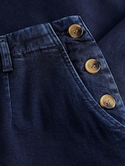 Seasalt Cornwall Navy Blue Petite Waterdance Trousers - Image 5 of 5