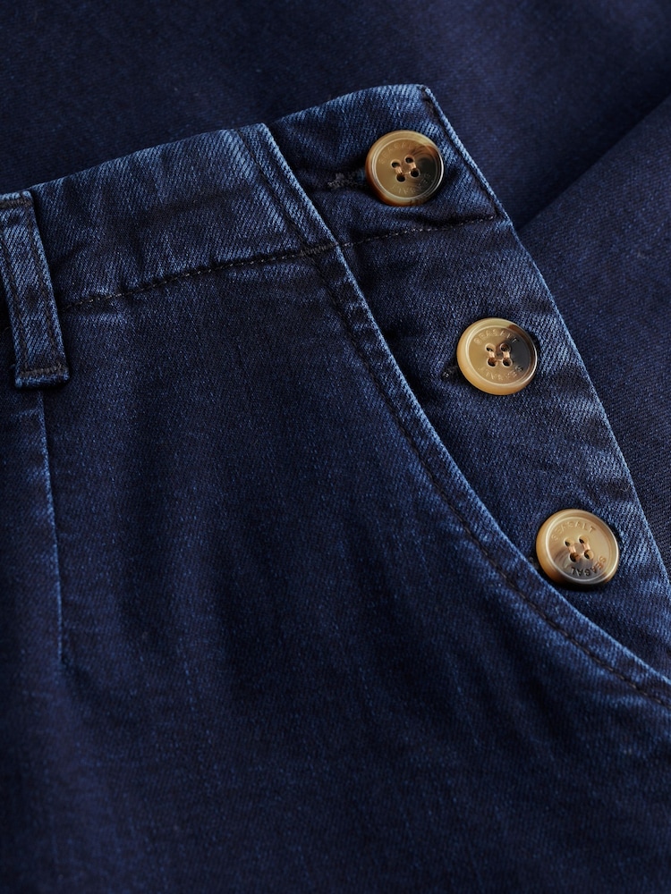Seasalt Cornwall Navy Blue Petite Waterdance Trousers - Image 5 of 5 Seasalt Cornwall Navy Blue Petite Waterdance Trousers - Image 5 of 5