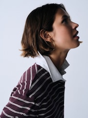 The Set 2 Pack Stripe and Navy Rugby Top Stripe - Image 8 of 10